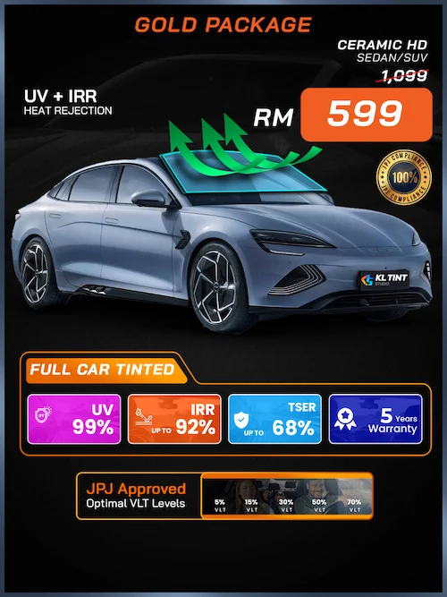 harga tinted kereta in kota damansara, maluri cheras, Puchong, Setia Alom, Kajang